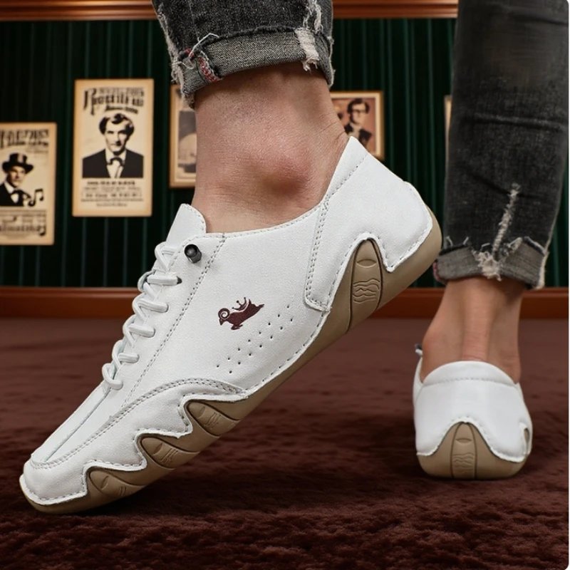 Ankle Boots for Men Fashionable Stitching Lightweight Comfortable Casual Walking Shoes Breathable Tennis Outdoor Driving Shoes Ankle Boots for Men Fashionable Stitching Lightweight Comfortable Casual Walking Shoes Breathable Tennis Outdoor Driving Shoes