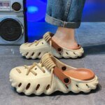 2025 Summer New Fashion Cave Garden Shoes Comfortable Soft Sole Outdoor Indoor Men & Women Beach Trend Slippers