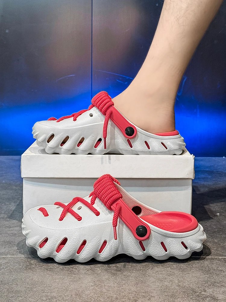 2025 Summer New Fashion Cave Garden Shoes Comfortable Soft Sole Outdoor Indoor Men & Women Beach Trend Slippers