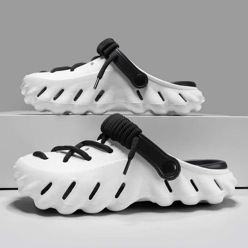 2025 Summer New Fashion Cave Garden Shoes Comfortable Soft Sole Outdoor Indoor Men & Women Beach Trend Slippers