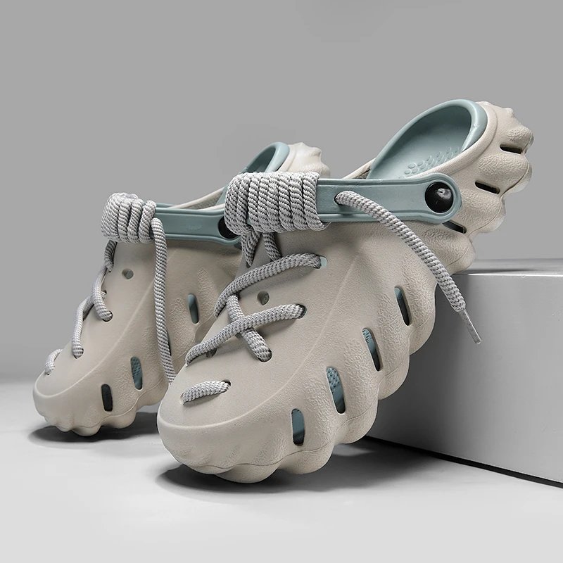 2025 Summer New Fashion Cave Garden Shoes Comfortable Soft Sole Outdoor Indoor Men & Women Beach Trend Slippers