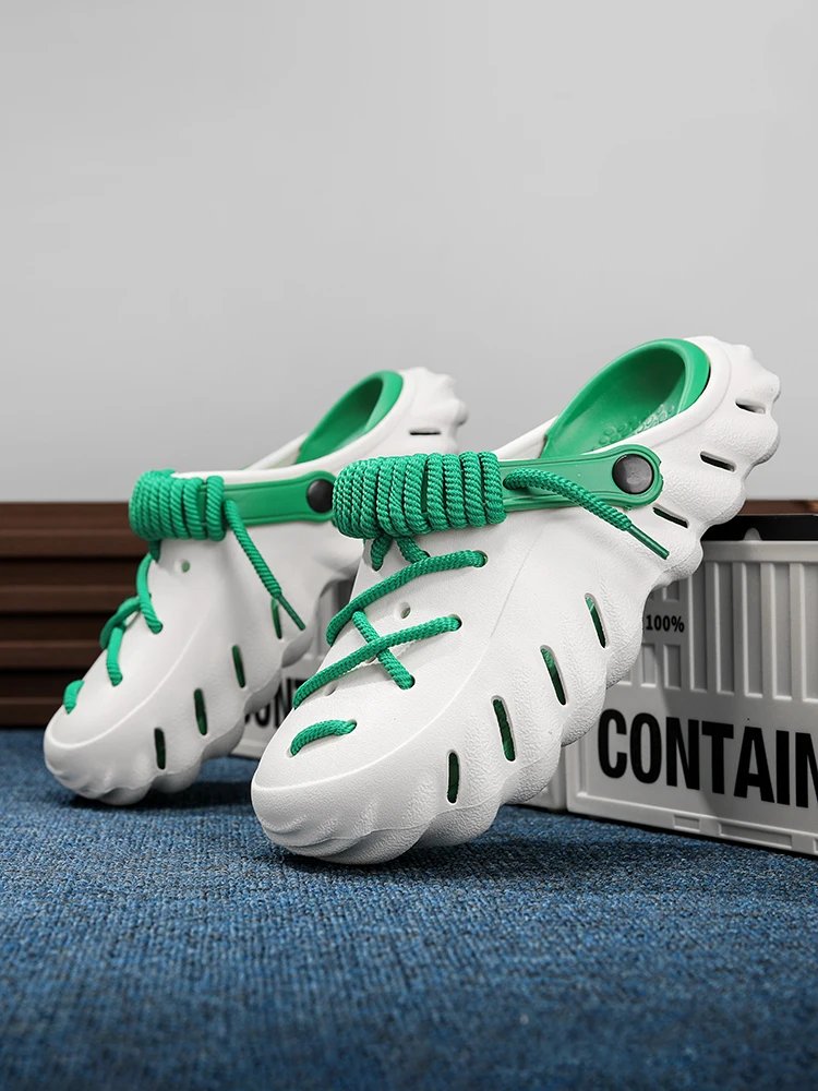 2025 Summer New Fashion Cave Garden Shoes Comfortable Soft Sole Outdoor Indoor Men & Women Beach Trend Slippers