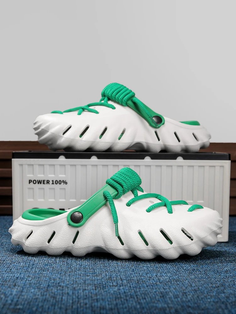 2025 Summer New Fashion Cave Garden Shoes Comfortable Soft Sole Outdoor Indoor Men & Women Beach Trend Slippers