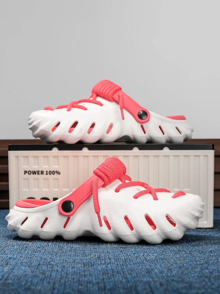 2025 Summer New Fashion Cave Garden Shoes Comfortable Soft Sole Outdoor Indoor Men & Women Beach Trend Slippers