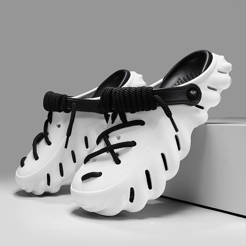 2025 Summer New Fashion Cave Garden Shoes Comfortable Soft Sole Outdoor Indoor Men & Women Beach Trend Slippers