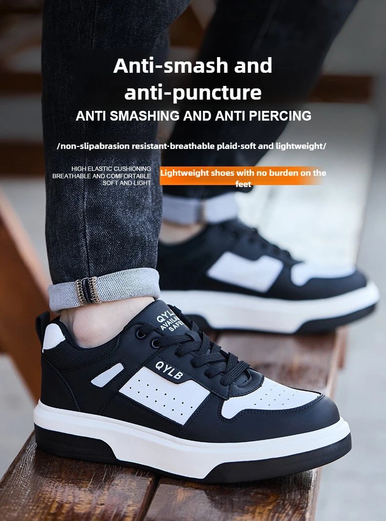 plastic toe cap safety shoes lightweight work boots comfortable safety shoes for men Industrial Construction Warehouse Shoes