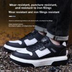 plastic toe cap safety shoes lightweight work boots comfortable safety shoes for men Industrial Construction Warehouse Shoes - Image 3