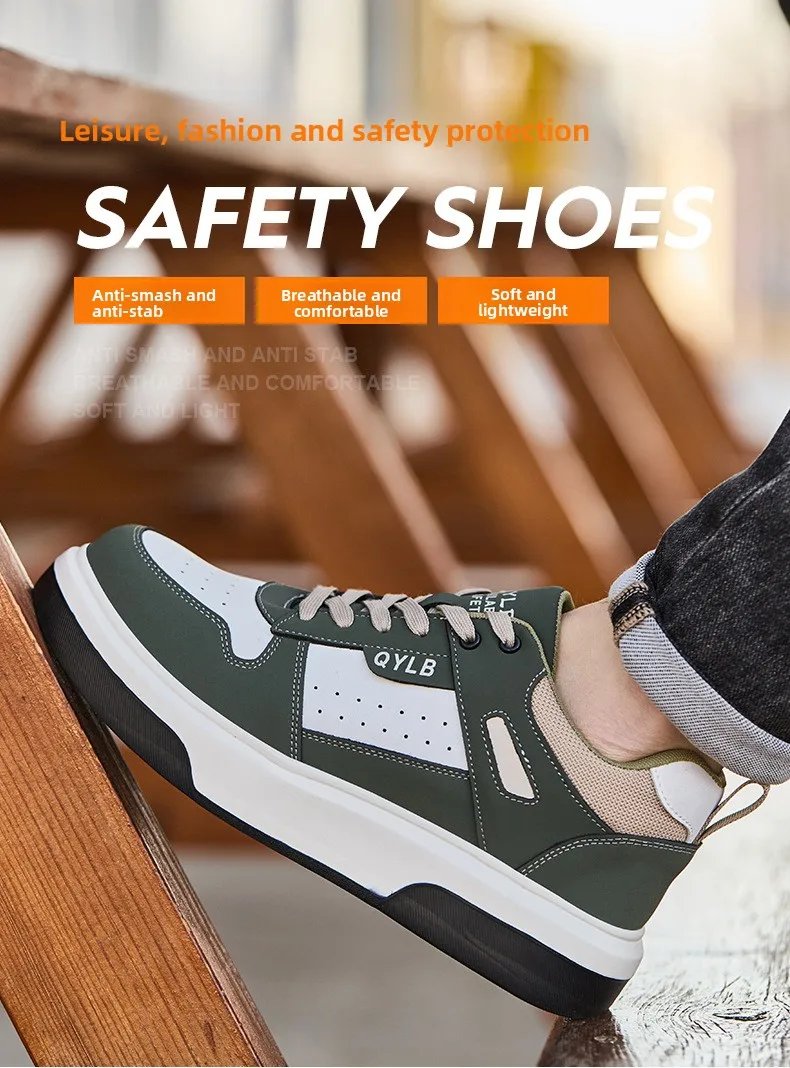 plastic toe cap safety shoes lightweight work boots comfortable safety shoes for men Industrial Construction Warehouse Shoes
