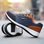 Leather Men Shoes Sneaker Trend Sports Running Breathable Men‘s Sneakers Non-slip Footwear Shoe for Male Walking Autumn - Image 3