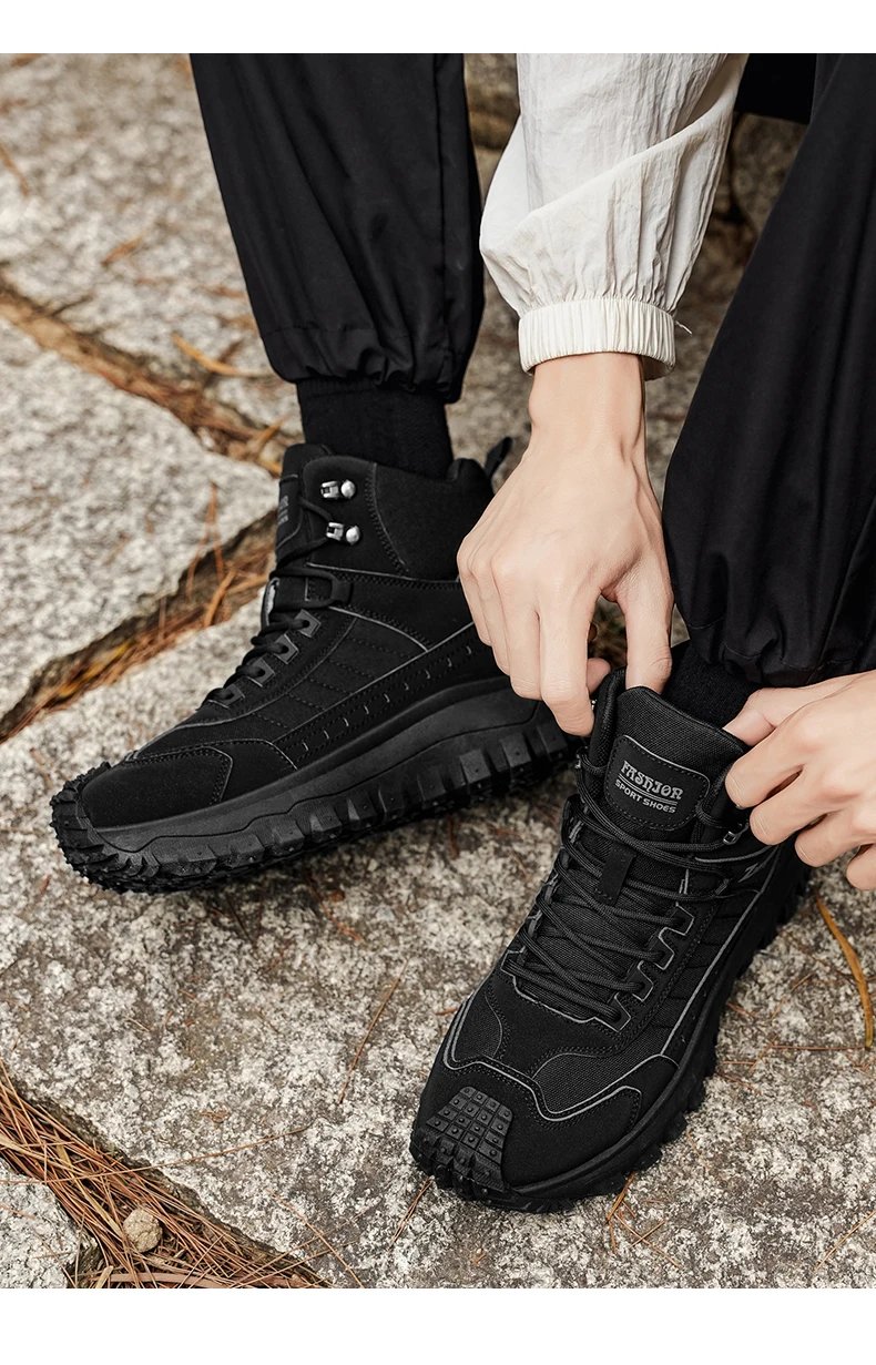 Brand protection 2026 new men's lightweight non-slip breathable wear-resistant running sports fashion versatile casual shoes