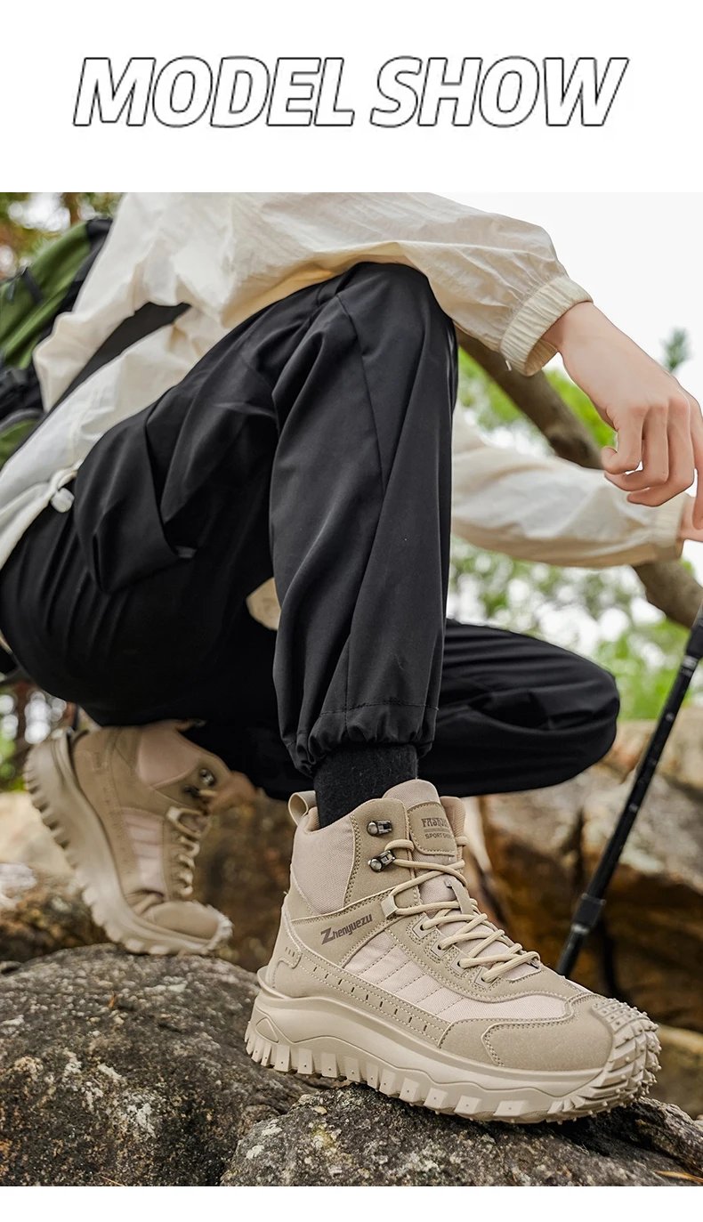 Brand protection 2026 new men's lightweight non-slip breathable wear-resistant running sports fashion versatile casual shoes