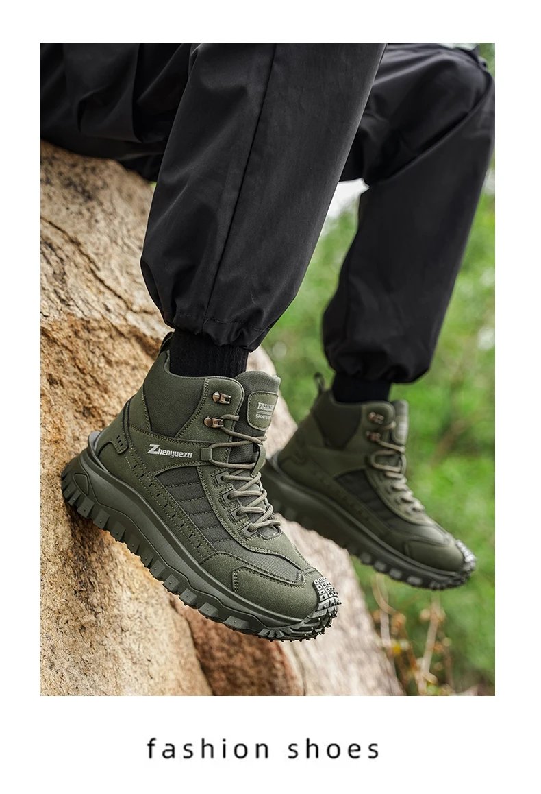 Brand protection 2026 new men's lightweight non-slip breathable wear-resistant running sports fashion versatile casual shoes