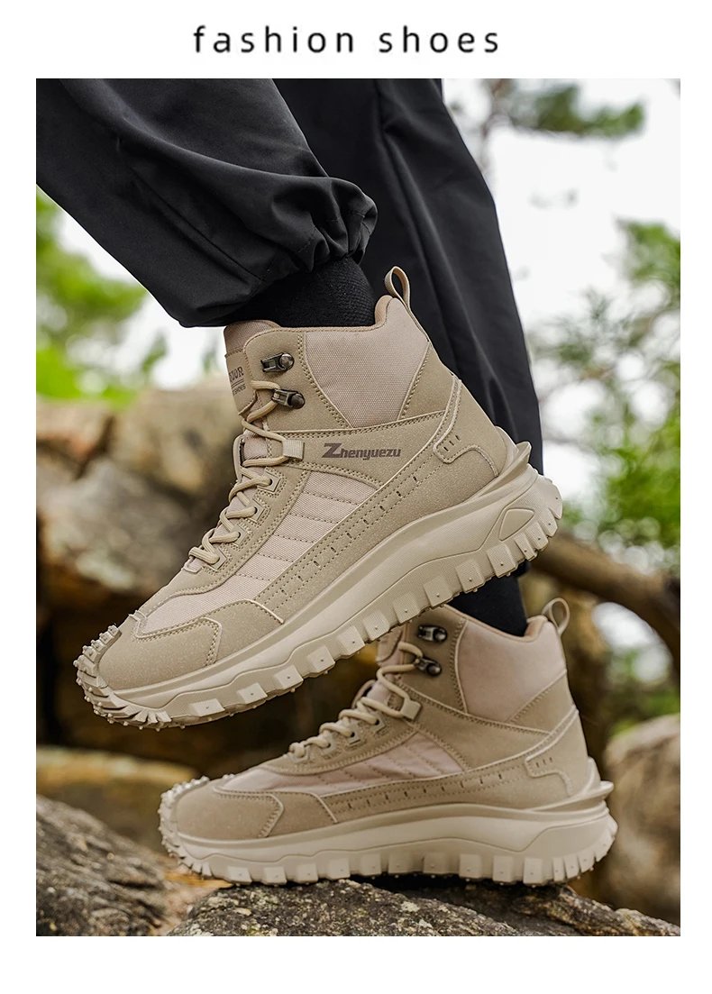 Brand protection 2026 new men's lightweight non-slip breathable wear-resistant running sports fashion versatile casual shoes