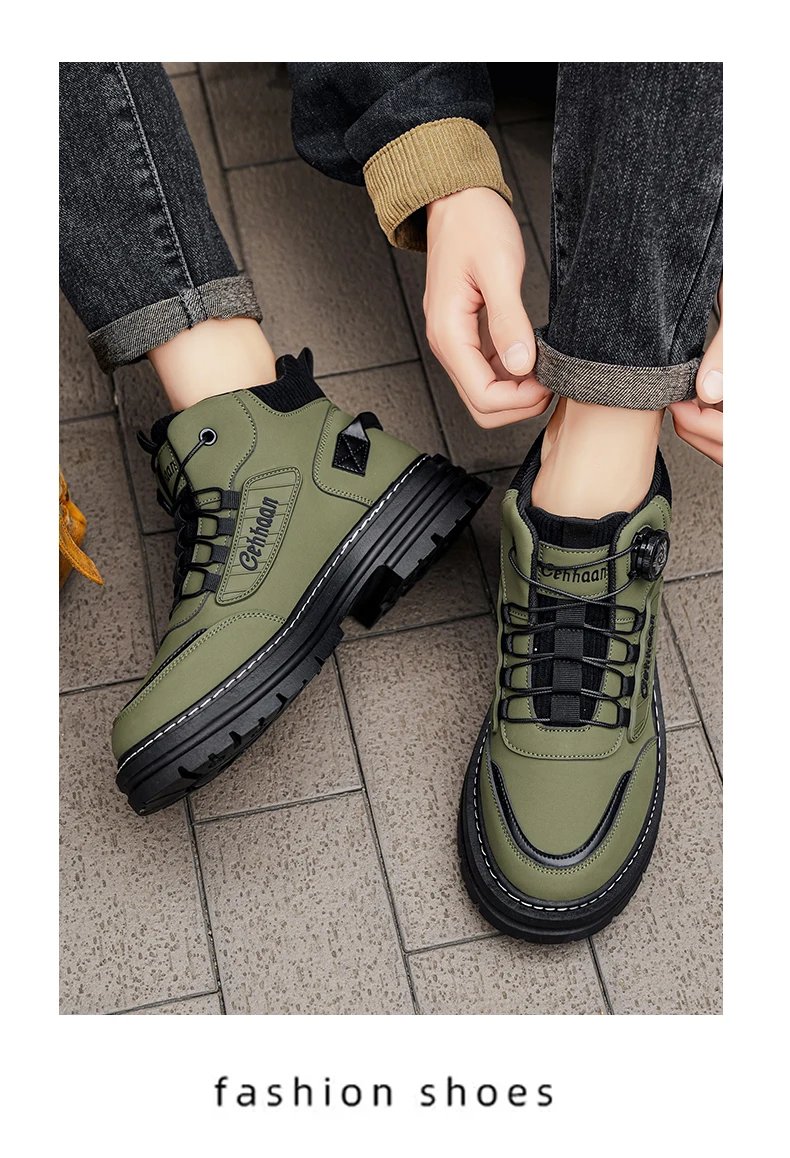 Brand protection 2026 new men's lightweight non-slip breathable wear-resistant running sports fashion versatile casual shoes