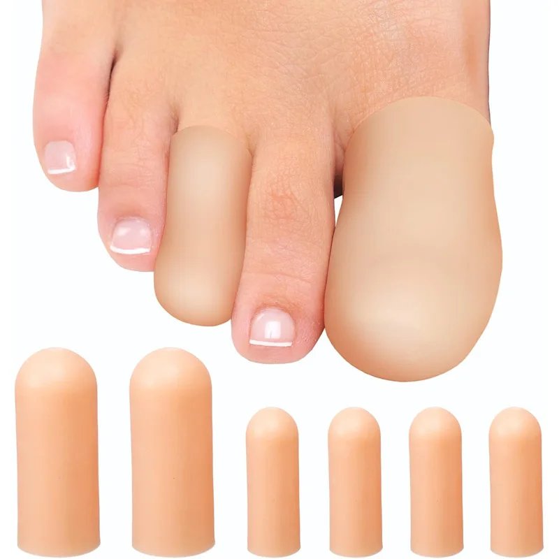 Silicone Forefoot Pad Toe Anti-friction Protector Tips Big And Small Toes Toe Finger Covers