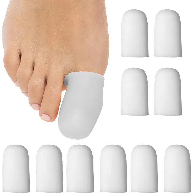 Silicone Forefoot Pad Toe Anti-friction Protector Tips Big And Small Toes Toe Finger Covers