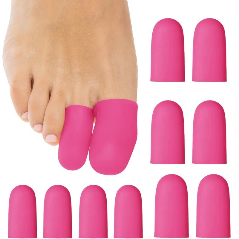 Silicone Forefoot Pad Toe Anti-friction Protector Tips Big And Small Toes Toe Finger Covers