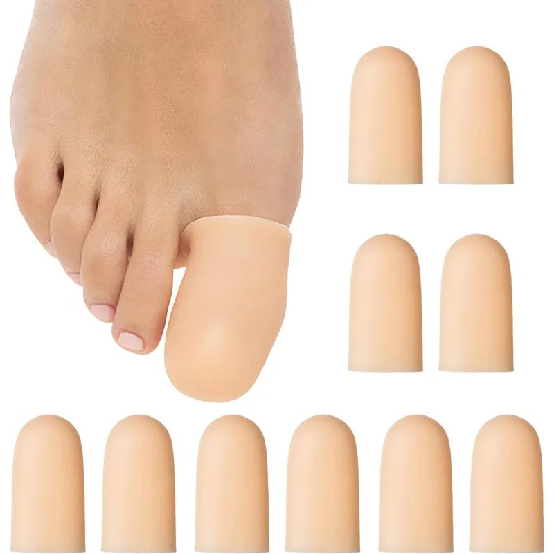Silicone Forefoot Pad Toe Anti-friction Protector Tips Big And Small Toes Toe Finger Covers