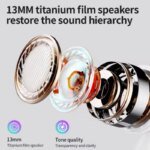 A8 Pro Wireless Bluetooth Headphones with LED Power Display Touch Control Headset Hands-free Calling Long Battery Life for Phone - Image 5