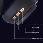 Foldable Wireless Bluetooth Headphones HiFi Deep Bass Noise Cancelling Earphones with HD Microphone PU Leather Earmuffs - Image 5