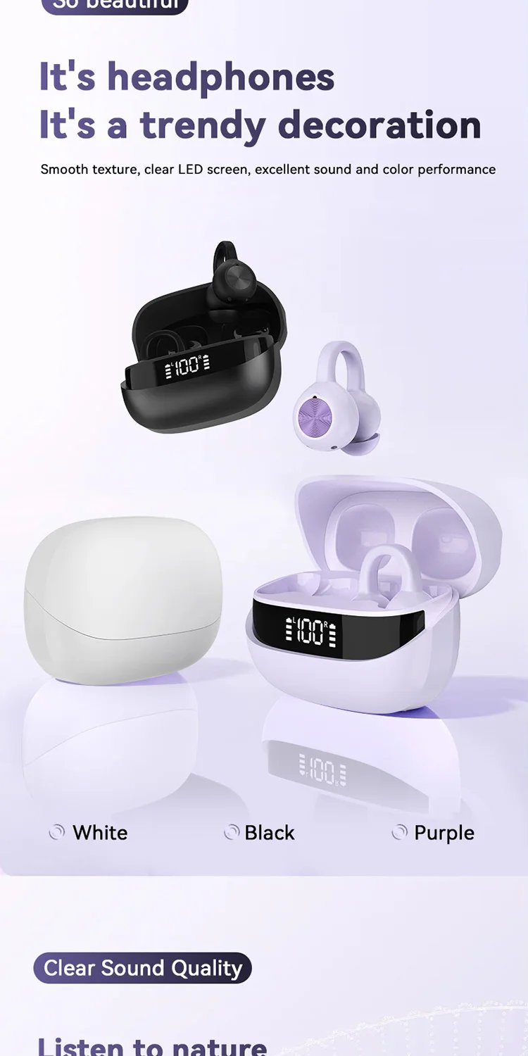 new over-ear K30 wireless Bluetooth 5.4 headphones - stereo sound effect - comfortable to wear for long periods without discomfo