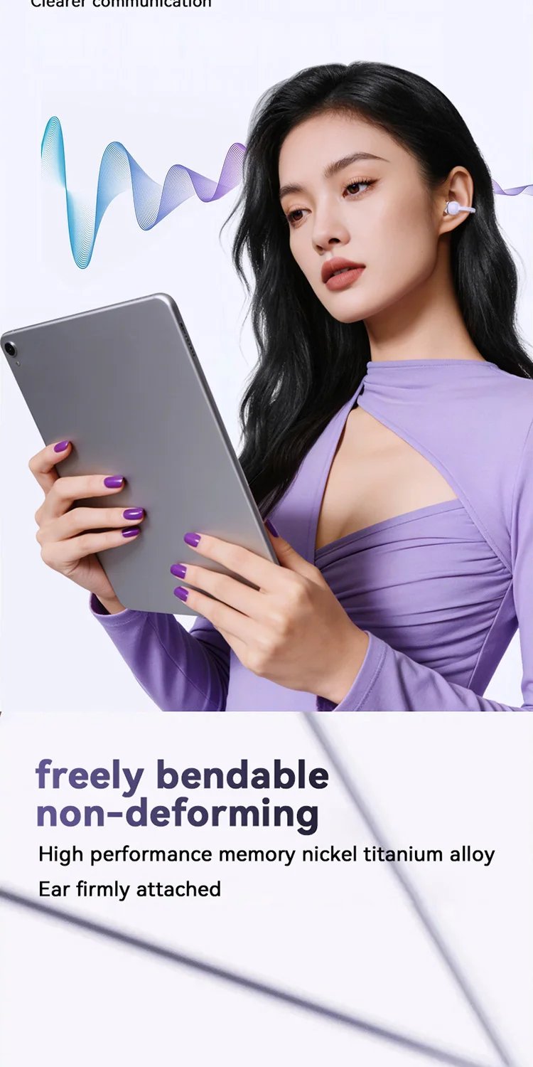 new over-ear K30 wireless Bluetooth 5.4 headphones - stereo sound effect - comfortable to wear for long periods without discomfo