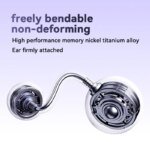 new over-ear K30 wireless Bluetooth 5.4 headphones - stereo sound effect - comfortable to wear for long periods without discomfo - Image 3