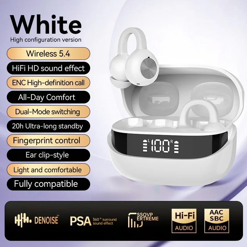 new over-ear K30 wireless Bluetooth 5.4 headphones - stereo sound effect - comfortable to wear for long periods without discomfo