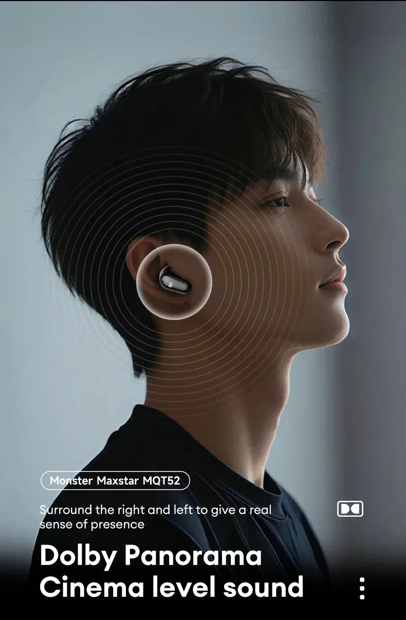 Monster Earbuds TWS Bluetooth Charging Box Wireless Earphones With Microphone Dual Mode Stereo Sports Waterproof Heads