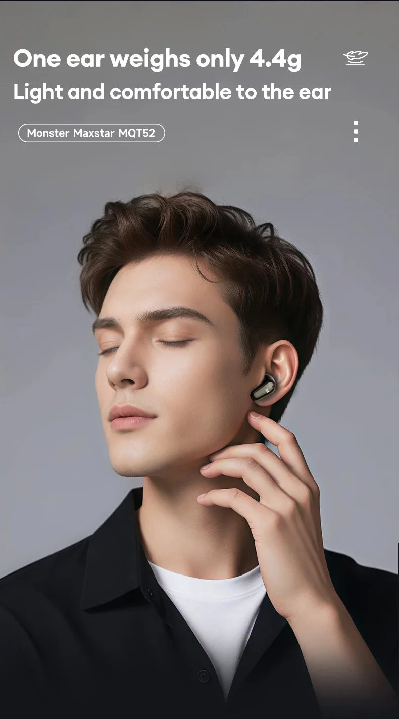 Monster Earbuds TWS Bluetooth Charging Box Wireless Earphones With Microphone Dual Mode Stereo Sports Waterproof Heads