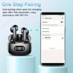 UYUXIO Wireless Earphone 40dB Noise Cancelling Bluetooth 5.3 Headphone ENC with LED Display HD TWS Earbuds Transparency Mode - Image 4