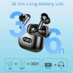 UYUXIO Wireless Earphone 40dB Noise Cancelling Bluetooth 5.3 Headphone ENC with LED Display HD TWS Earbuds Transparency Mode - Image 2