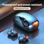 TWS smart digital display Bluetooth earbuds, powerful sound quality, high-definition calls，support charge phone, in-ear earbuds. - Image 6