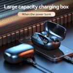 TWS smart digital display Bluetooth earbuds, powerful sound quality, high-definition calls，support charge phone, in-ear earbuds. - Image 3