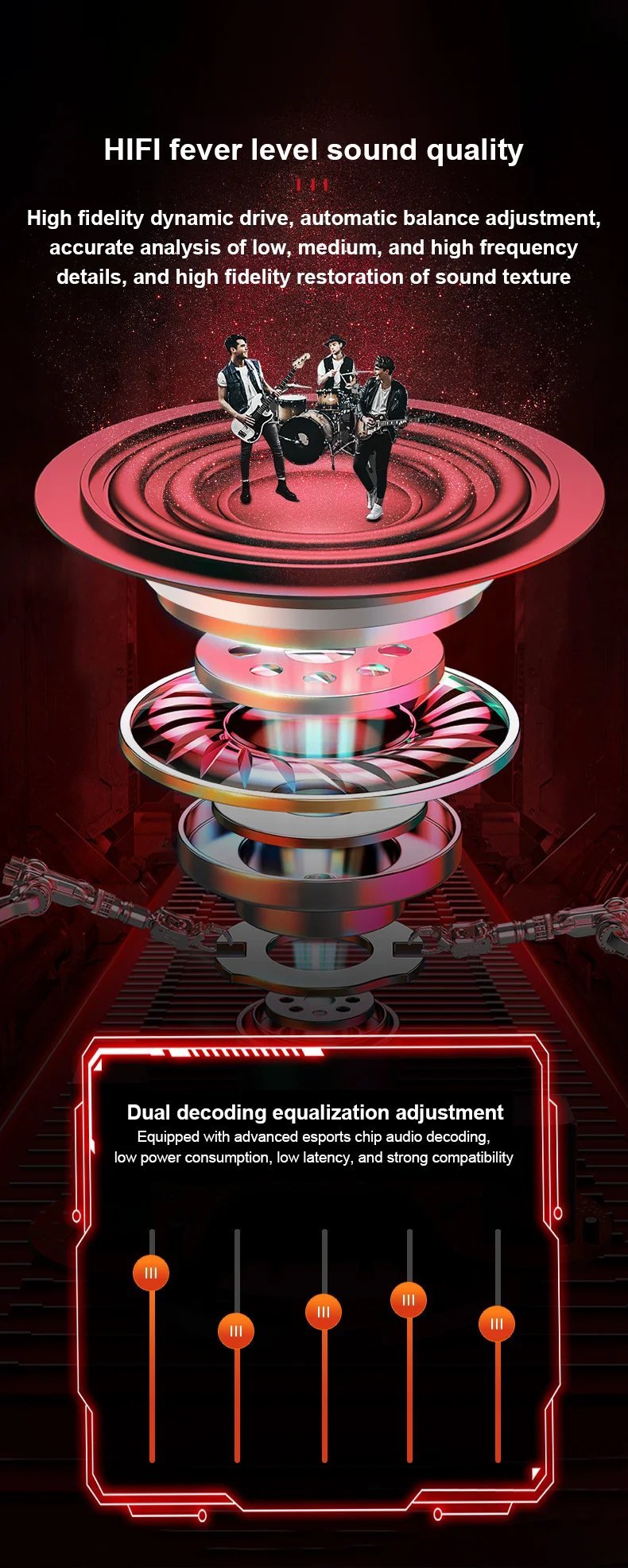 NEW AIR-J13Pro Bluetooth Earphones Wireless Headphone With Mic Low Latency HD Call HiFi Stereo Headsets Noise Cancelling Earbuds