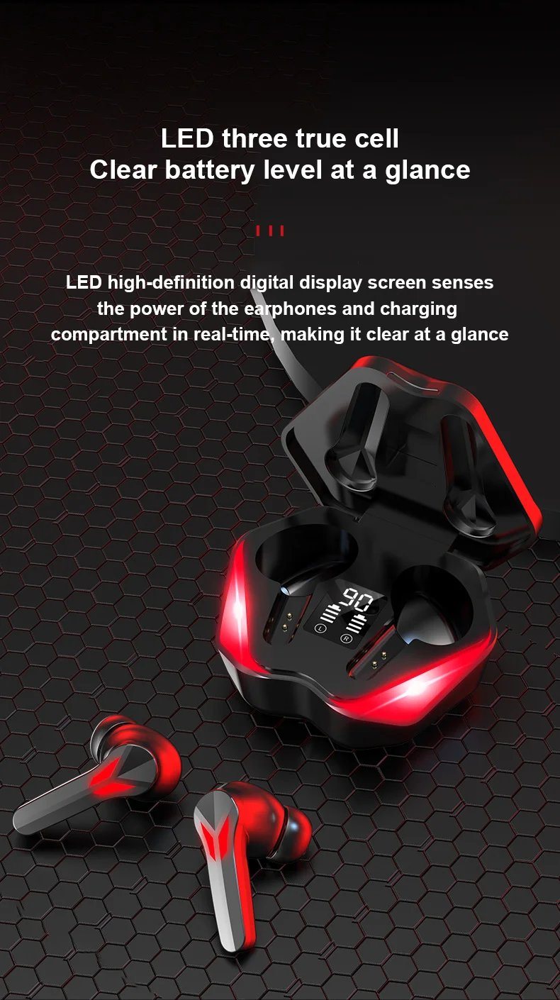 NEW AIR-J13Pro Bluetooth Earphones Wireless Headphone With Mic Low Latency HD Call HiFi Stereo Headsets Noise Cancelling Earbuds