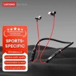 Original Lenovo Y111 Bluetooth 6.0 headphones Neckband Waterproof Magnetic Earbuds Stereo Running Sports Gaming Wireless Headset