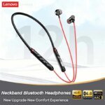 Original Lenovo Y111 Bluetooth 6.0 headphones Neckband Waterproof Magnetic Earbuds Stereo Running Sports Gaming Wireless Headset - Image 2