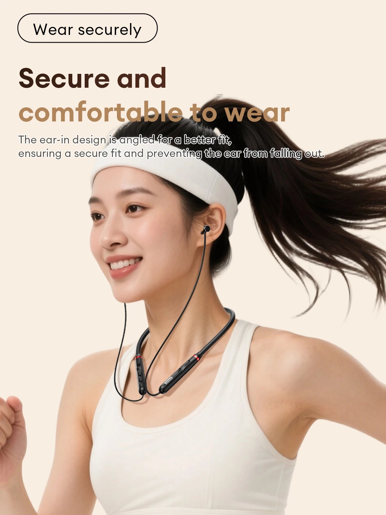 Original Lenovo Y111 Bluetooth 6.0 headphones Neckband Waterproof Magnetic Earbuds Stereo Running Sports Gaming Wireless Headset