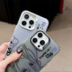 Lovely Cartoon Rem Emilia ﻿Plating Phone Case for Samsung Galaxy S25 Edge S24 S23 S22 S21 S20 Ultra Plus FE A56 A36 A26 Cover - Image 2