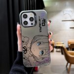 Lovely Cartoon Rem Emilia ﻿Plating Phone Case for Samsung Galaxy S25 Edge S24 S23 S22 S21 S20 Ultra Plus FE A56 A36 A26 Cover - Image 5