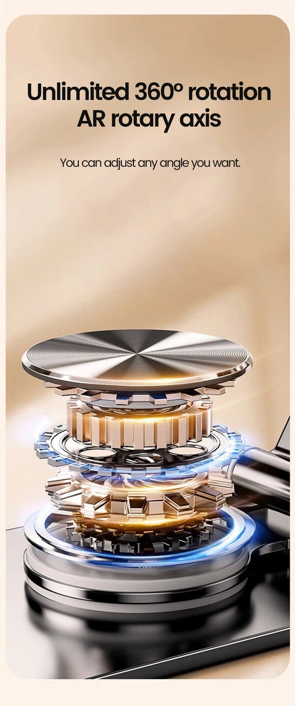 Olaf Rotating Table Cell Phone Holder Support Desktop Stand For iPad Samsung iPhone 15 14 13 Mobile Mount