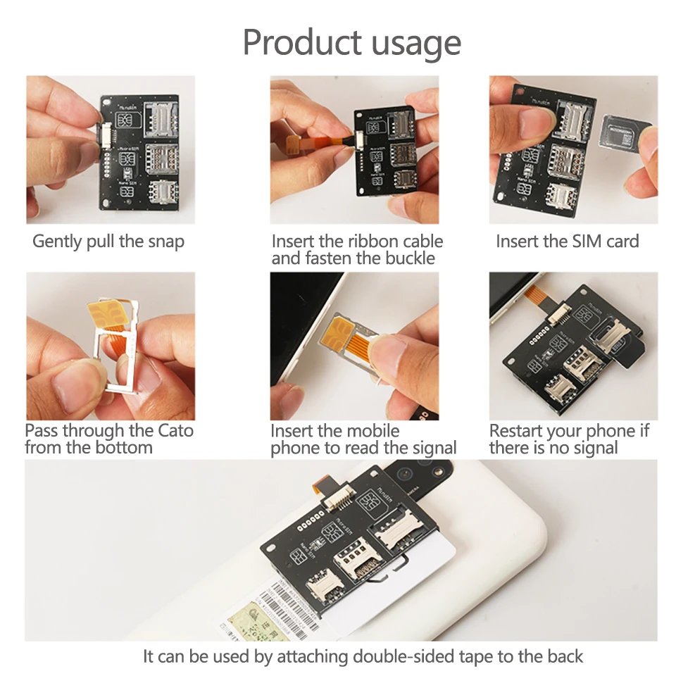 For Nano SIM Activation Tools Converter to Smartcard IC Card Extension for Micro & Nano SIM Card Adapter Kit