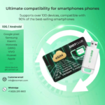 EIOTCLUB eSIM Card and Card Reader, Unlimited Download, Support for iPhone, Samsung, Huawei, Android Phones, Travel & Business - Image 5