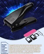 Micro SIM phone  Card Cutter 2-in-1 with SIM Card Adapter and Eject Pin SIM Card Cutting Tool for a variety of smartphones - Image 3