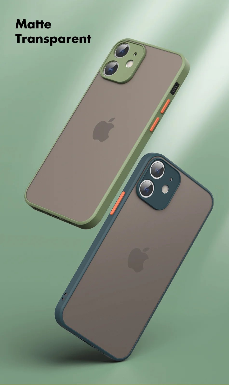 Luxury Matte Clear Square TPU Funda Case On For iPhone 17 16 15 14 13 12 11 Pro Max Plus Mini Plus Pls Funda IPHON Hard PC Cover