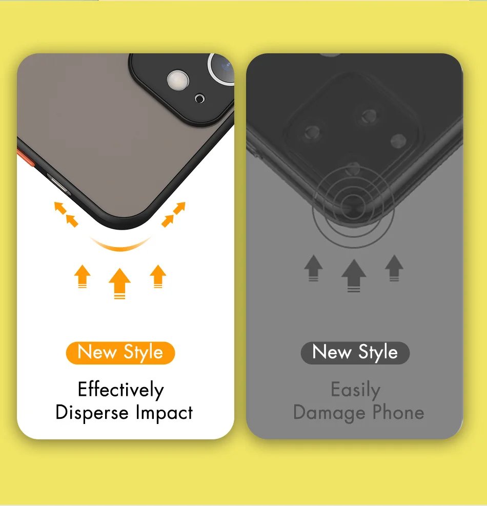 Luxury Matte Clear Square TPU Funda Case On For iPhone 17 16 15 14 13 12 11 Pro Max Plus Mini Plus Pls Funda IPHON Hard PC Cover