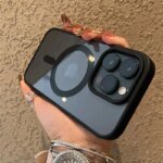 Luxury For Magsafe Transparent Case For iPhone 15 14 13 12 11 Pro XS Max XR X 7 8 Plus SE2 2022 Magnetic Wireless Charging Cover - Image 3