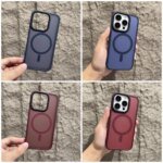 Matte Magnetic Original Phone Case For iPhone Air 17 16 15 14 12 11 13 Pro Max Plus For Magsafe Wireless Charging Protect Cover - Image 6