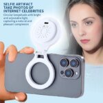 Portable Magnetic Mobile Phone Selfie Fill Light,  Rechargeable Phone Selfie Light for Selfies/Photography/TikTok/live streaming - Image 2